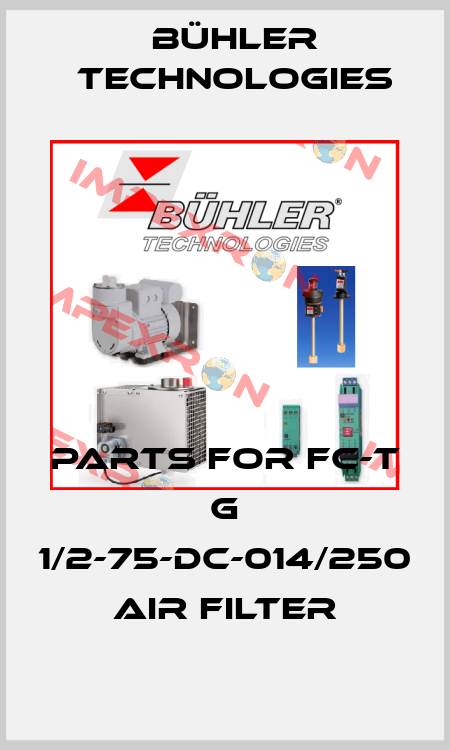Parts for FC-T G 1/2-75-DC-014/250 Air Filter Bühler Technologies