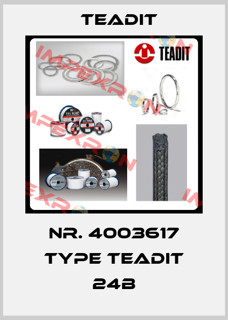 Nr. 4003617 Type Teadit 24B Teadit