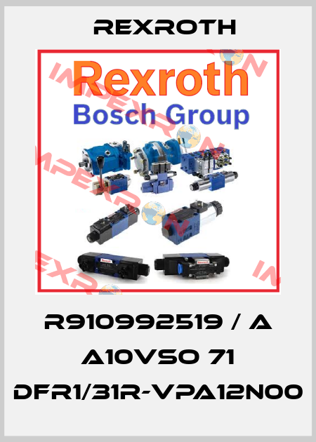 R910992519 / A A10VSO 71 DFR1/31R-VPA12N00 Rexroth