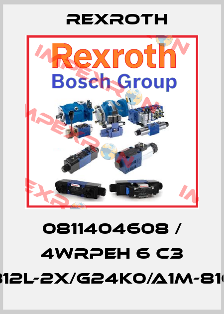 0811404608 / 4WRPEH 6 C3 B12L-2X/G24K0/A1M-816 Rexroth