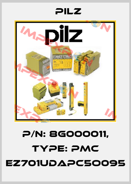 p/n: 8G000011, Type: PMC EZ701UDAPC5O095 Pilz