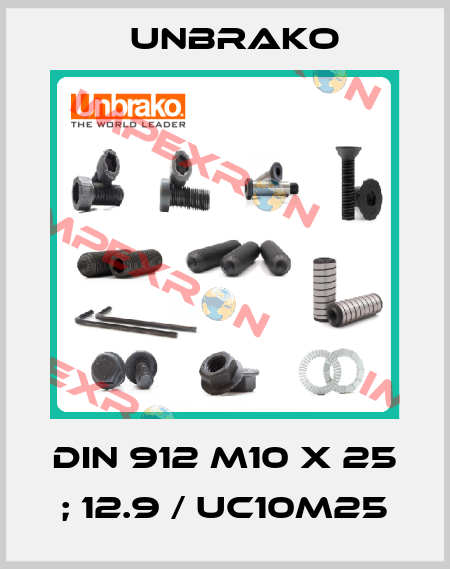 DIN 912 M10 x 25 ; 12.9 / UC10M25 Unbrako
