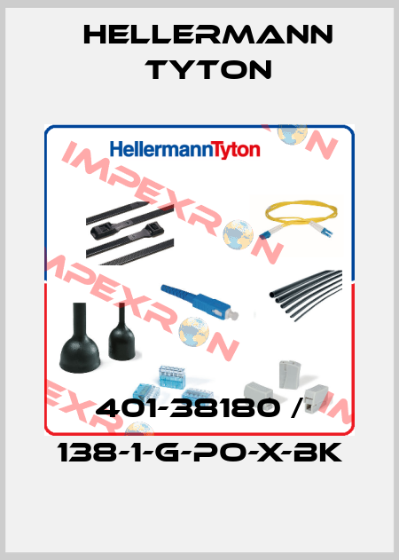 401-38180 / 138-1-G-PO-X-BK Hellermann Tyton