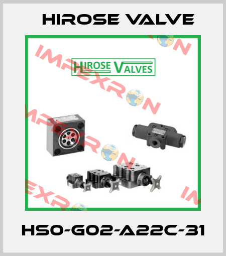 HS0-G02-A22C-31 Hirose Valve