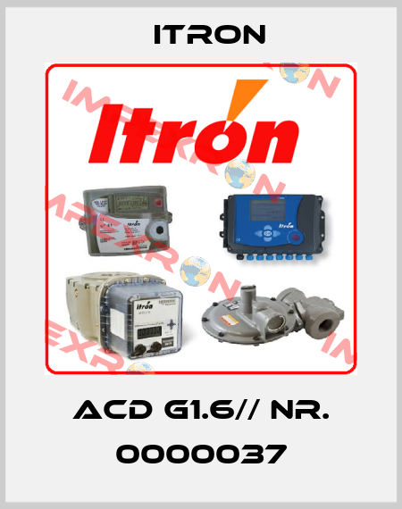 ACD G1.6// NR. 0000037 Itron