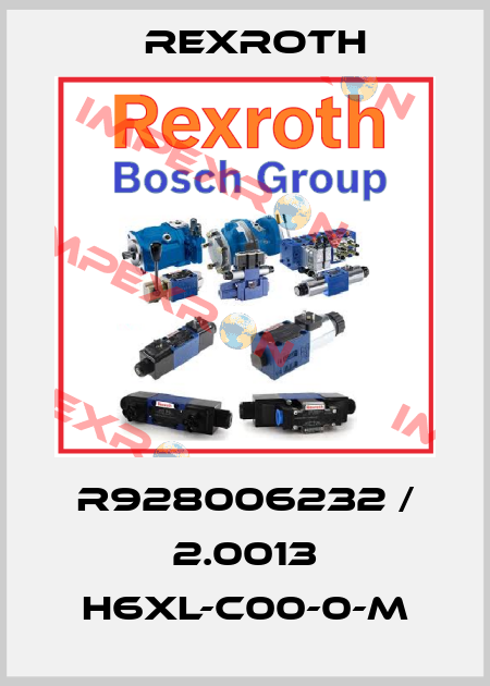 R928006232 / 2.0013 H6XL-C00-0-M Rexroth