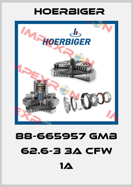 88-665957 GMB 62.6-3 3A CFW 1A Hoerbiger