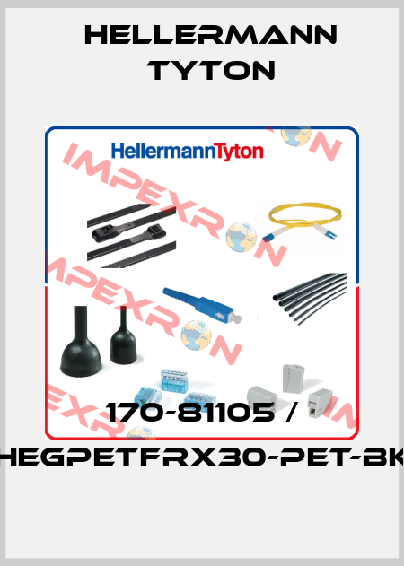 170-81105 / HEGPETFRX30-PET-BK Hellermann Tyton
