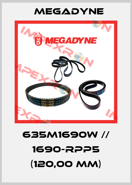 635M1690W // 1690-RPP5 (120,00 mm) Megadyne