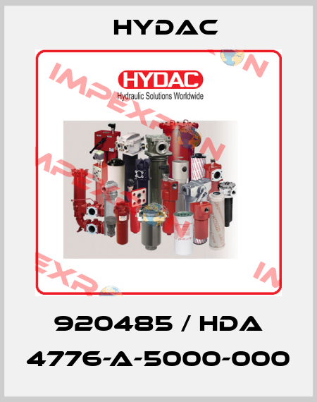 920485 / HDA 4776-A-5000-000 Hydac