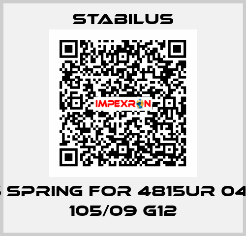 gas spring for 4815UR 0400N 105/09 G12 Stabilus