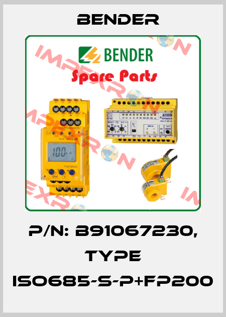 p/n: B91067230, Type iso685-S-P+FP200 Bender