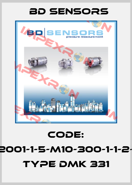 Code: 251-2001-1-5-M10-300-1-1-2-000 Type DMK 331 Bd Sensors