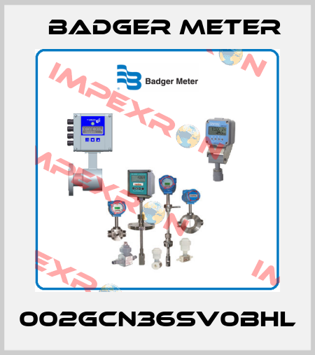 002GCN36SV0BHL Badger Meter