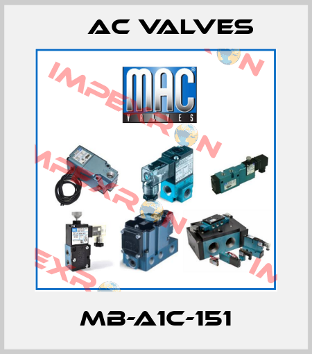 MB-A1C-151 МAC Valves
