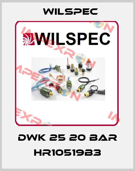 DWK 25 20 bar HR10519B3 Wilspec