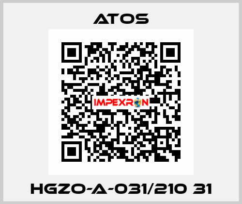 HGZO-A-031/210 31 Atos