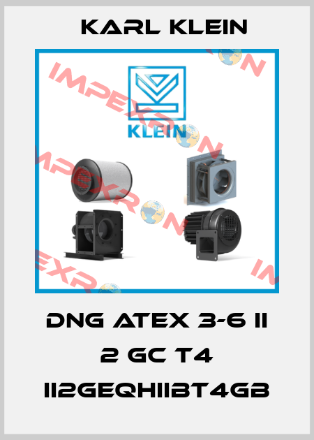 DNG ATEX 3-6 II 2 Gc T4 II2GEqhIIBT4Gb Karl Klein