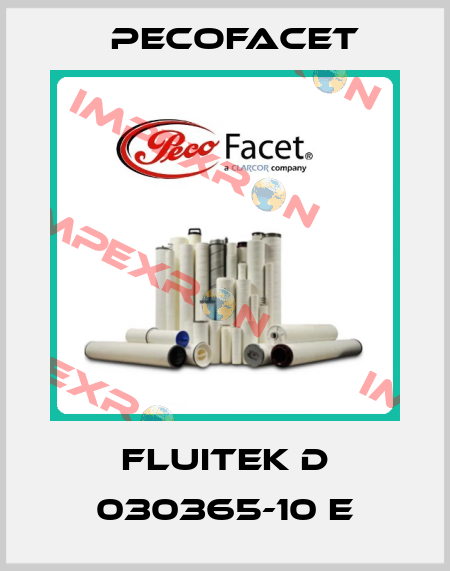FLUITEK D 030365-10 E PECOFacet