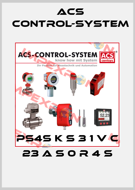 PS4S K S 3 1 V C 23 A S 0 R 4 S Acs Control-System