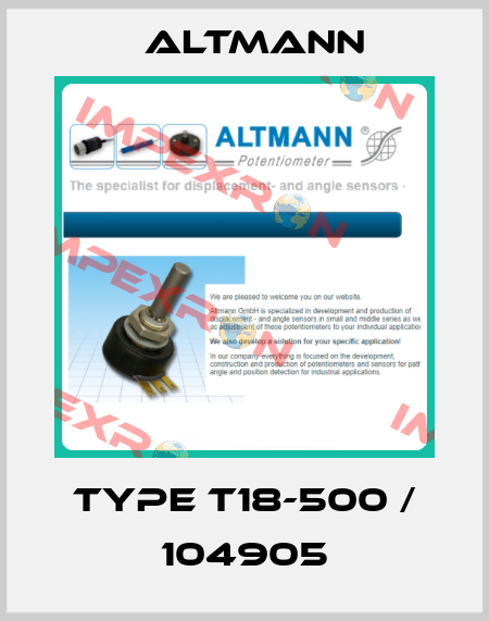 Type T18-500 / 104905 ALTMANN