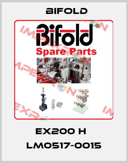 EX200 H   LM0517-0015 Bifold
