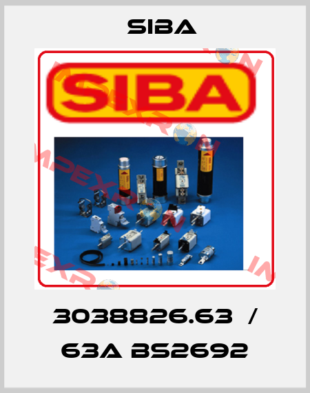 3038826.63  / 63A BS2692 Siba