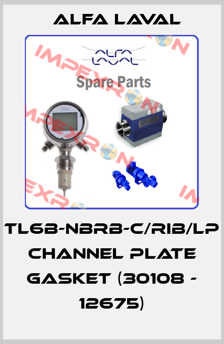 TL6B-NBRB-C/RIB/LP CHANNEL PLATE GASKET (30108 - 12675) Alfa Laval
