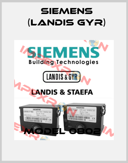 MODEL 0802  Siemens (Landis Gyr)