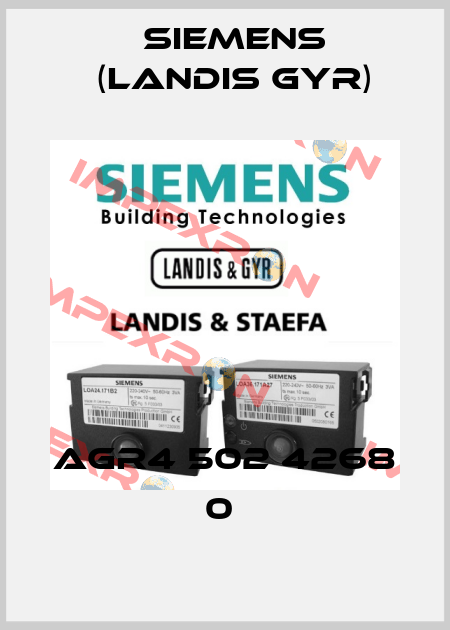 AGR4 502 4268 0  Siemens (Landis Gyr)