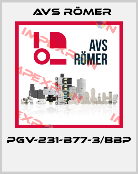 PGV-231-B77-3/8BP  Avs Römer