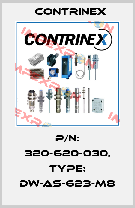 p/n: 320-620-030, Type: DW-AS-623-M8 Contrinex