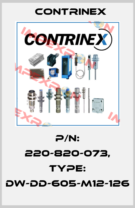 p/n: 220-820-073, Type: DW-DD-605-M12-126 Contrinex