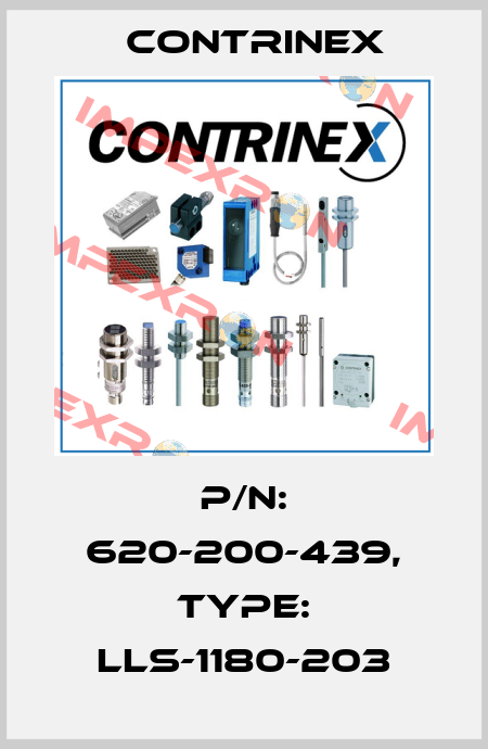 p/n: 620-200-439, Type: LLS-1180-203 Contrinex
