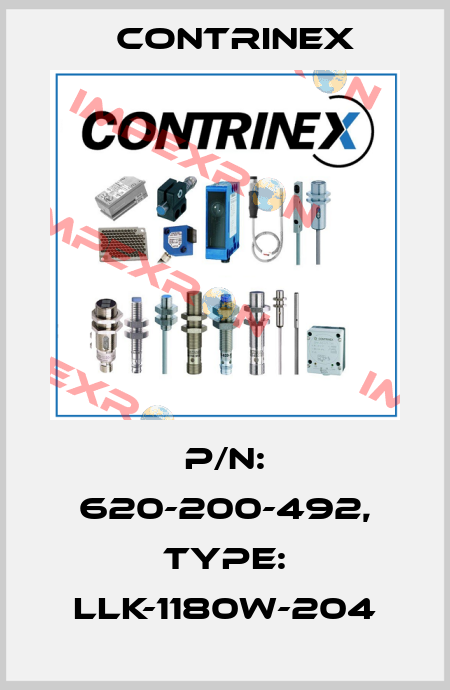 p/n: 620-200-492, Type: LLK-1180W-204 Contrinex