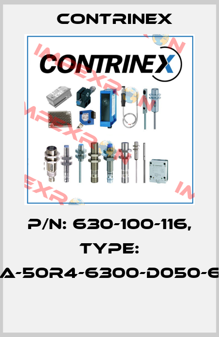 P/N: 630-100-116, Type: YCA-50R4-6300-D050-69K  Contrinex