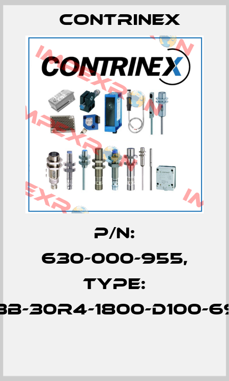 P/N: 630-000-955, Type: YBB-30R4-1800-D100-69K  Contrinex