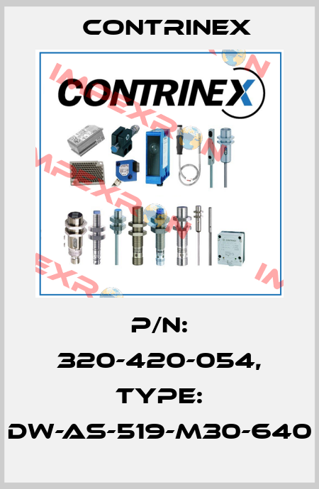 p/n: 320-420-054, Type: DW-AS-519-M30-640 Contrinex