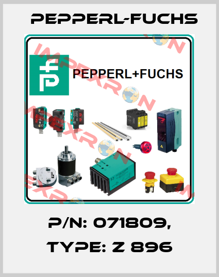 p/n: 071809, Type: Z 896 Pepperl-Fuchs