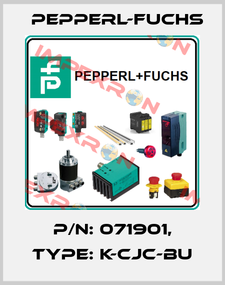 p/n: 071901, Type: K-CJC-BU Pepperl-Fuchs