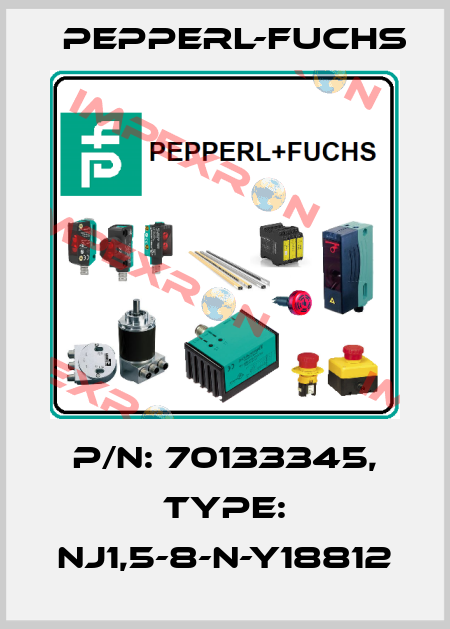p/n: 70133345, Type: NJ1,5-8-N-Y18812 Pepperl-Fuchs