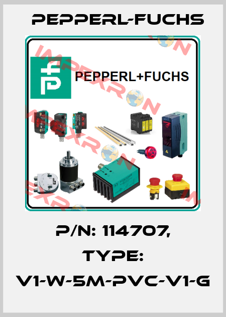 p/n: 114707, Type: V1-W-5M-PVC-V1-G Pepperl-Fuchs