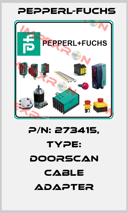 p/n: 273415, Type: DoorScan Cable Adapter Pepperl-Fuchs
