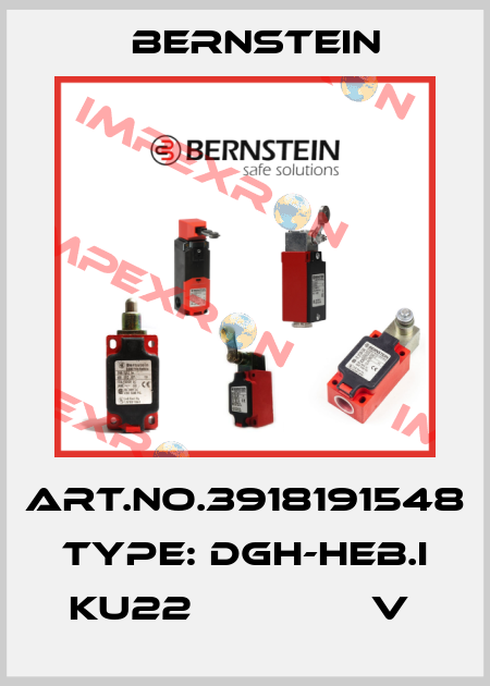 Art.No.3918191548 Type: DGH-HEB.I KU22               V  Bernstein