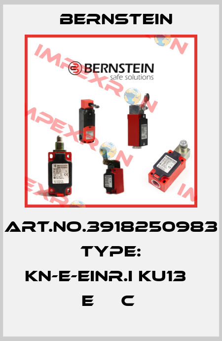 Art.No.3918250983 Type: KN-E-EINR.I KU13       E     C  Bernstein