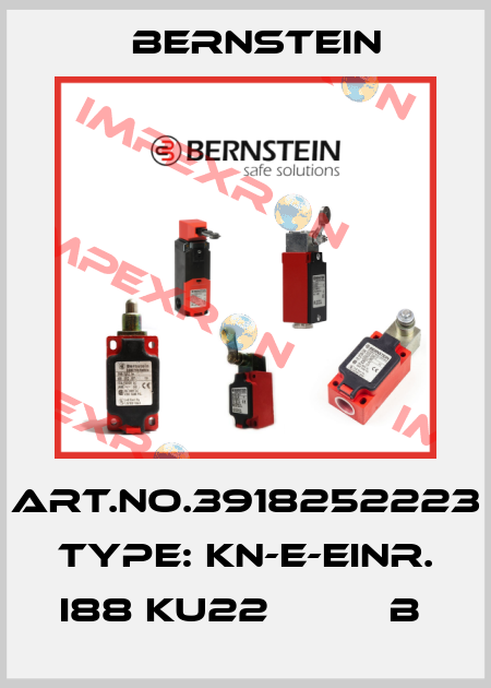 Art.No.3918252223 Type: KN-E-EINR. I88 KU22          B  Bernstein