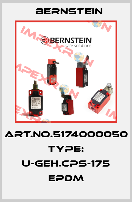 Art.No.5174000050 Type: U-GEH.CPS-175 EPDM Bernstein