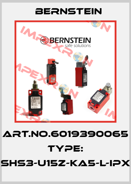Art.No.6019390065 Type: SHS3-U15Z-KA5-L-IPX Bernstein