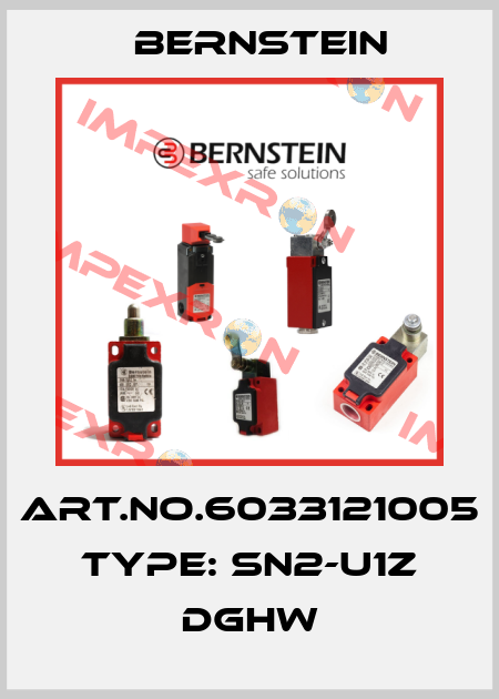 Art.No.6033121005 Type: SN2-U1Z DGHW Bernstein