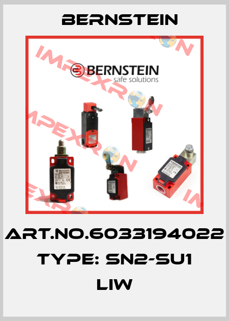 Art.No.6033194022 Type: SN2-SU1 LIW Bernstein